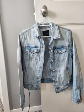 Dynamite Faded Light Blue Denim Jacket